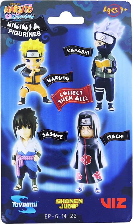 Naruto Shippuden Mininja Mini Figura Itachi 8 Cm Toynami - 2