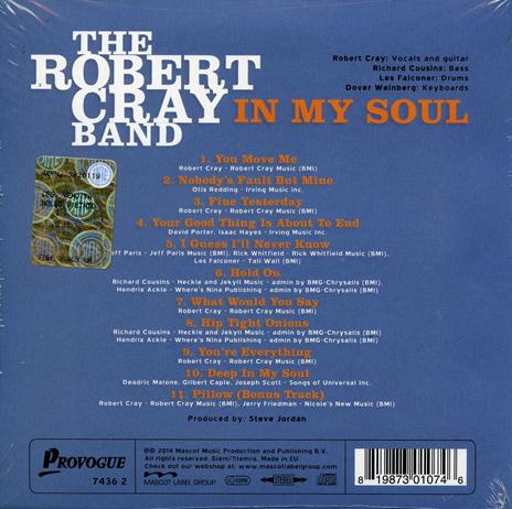 In My Soul - CD Audio di Robert Cray (Band) - 2