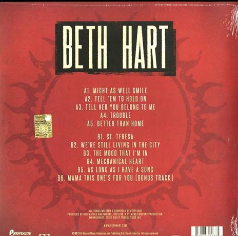 Better Than Home (Picture Disc + MP3 Download) - Vinile LP di Beth Hart - 2