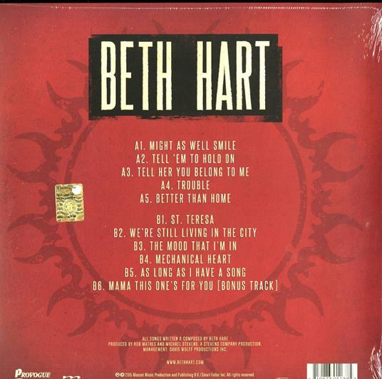 Better Than Home (Picture Disc + MP3 Download) - Vinile LP di Beth Hart - 2