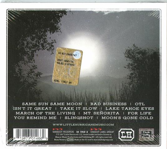 Same Sun Same Moon - CD Audio di Little Hurricane - 2