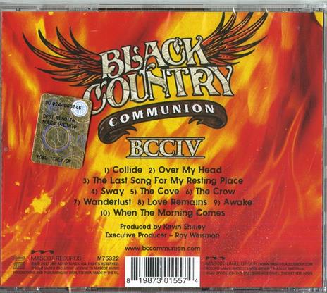 BCCIV - CD Audio di Black Country Communion - 2