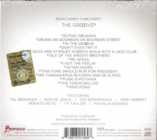 The Groove Cubed - CD Audio di Rock Candy Funk Party - 2