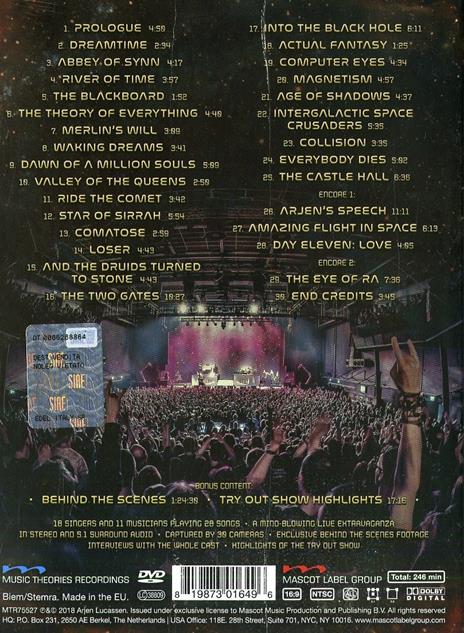 Ayreon Universe. Best of Ayreon Live (2 DVD) - DVD di Ayreon - 2