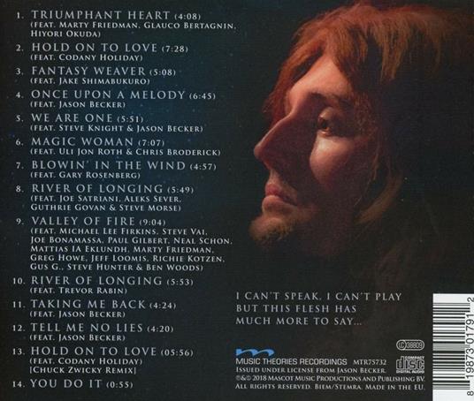 Triumphant Hearts - CD Audio di Jason Becker - 2