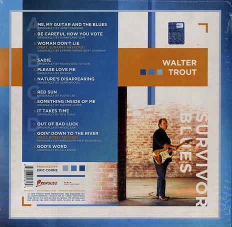 Survivor Blues ( + MP3 Download) - Vinile LP di Walter Trout - 2