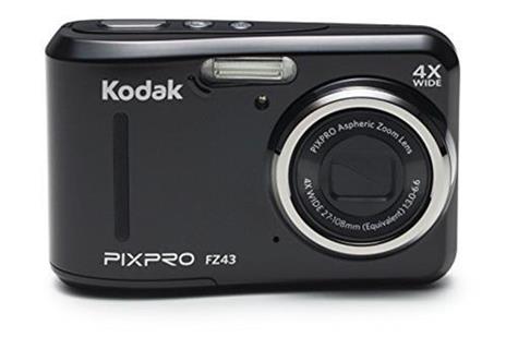 Kodak PIXPRO FZ43-BK compact camera Fotocamera compatta 16,15 MP CCD 4608 x 3456 Pixel 1/2.3" Nero - 4