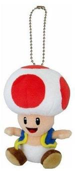 Peluche Nintendo Super Mario Toad Key Chain 13 cm