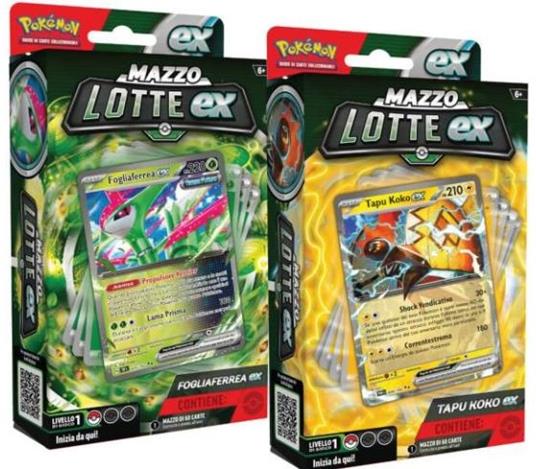 Pokemon Mazzo Lotte EX Ottobre 2024
