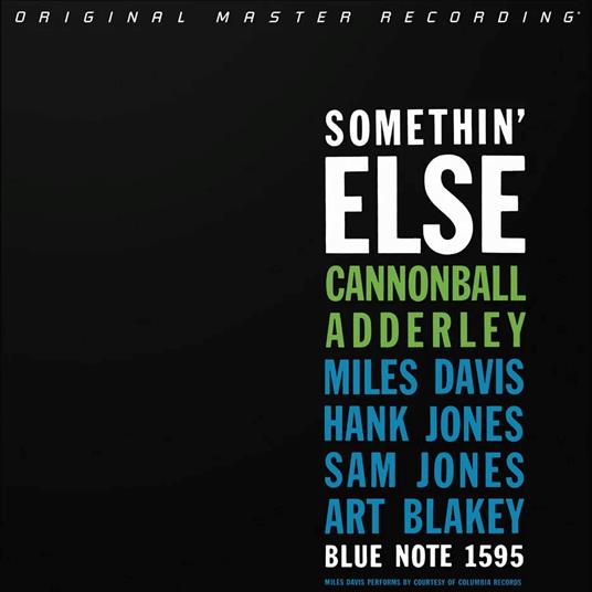 Somethin' Else (Numbered Hybrid Stereo Sacd) - SuperAudio CD di Julian Cannonball Adderley