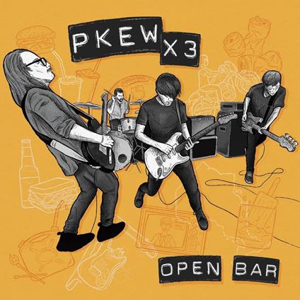 Open Bar (Bone Colour Vinyl) - Vinile LP di Pkew Pkew Pkew
