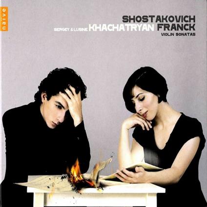 Sonate per violino - CD Audio di Dmitri Shostakovich,César Franck,Sergey Khachatryan,Lusine Khachatryan