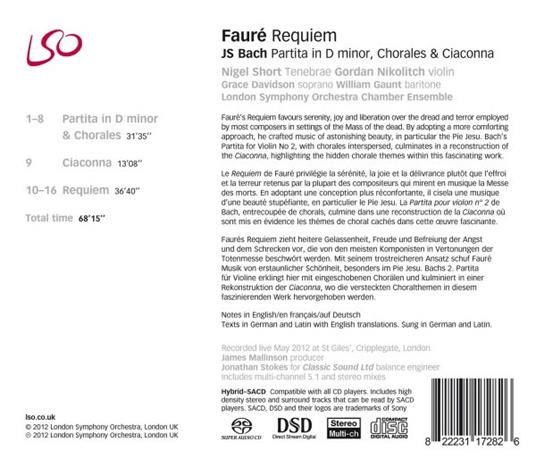 Fauré: Requiem – Álbum de Nigel Short