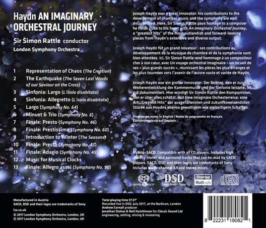 An Imaginary Orchestral Journey - SuperAudio CD ibrido di Franz Joseph Haydn,Simon Rattle,London Symphony Orchestra - 2