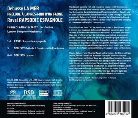Musica orchestrale - SuperAudio CD di Claude Debussy,Maurice Ravel,François-Xavier Roth - 2