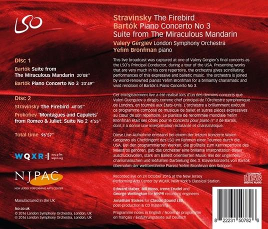 L'uccello di Fuoco - CD Audio di Igor Stravinsky - 2