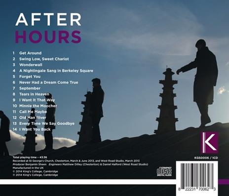 After Hours. The King's Men - CD Audio di King's College Choir,Stephen Cleobury - 2