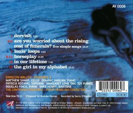 Wallen, E. - Girl In My Alphabet - CD Audio - 2