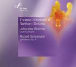 Concerto per violino / Sinfonia n.4 - SuperAudio CD ibrido di Johannes Brahms,Robert Schumann,Thomas Zehetmair,Northern Sinfonia