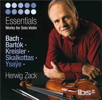 Musica per violino solo - CD Audio di Herwig Zack