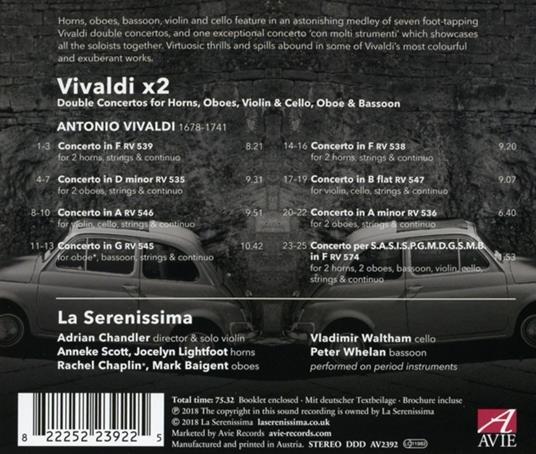 Vivaldi X2 - CD Audio di Antonio Vivaldi - 2