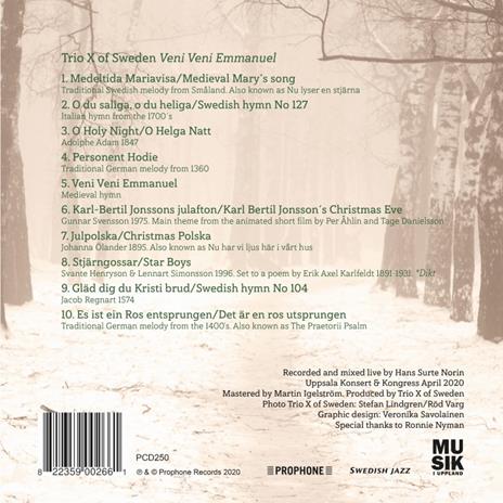 Veni Veni Emmanuel - CD Audio di Trio X of Sweden - 2