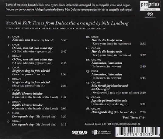 Swedish Folk Tunes From Dalecarlia - SuperAudio CD di Nils Lindberg - 2