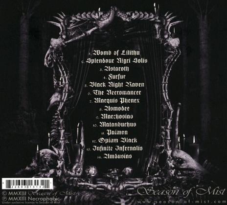 Womb of Lilithu - CD Audio di Necrophobic - 2