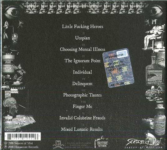 Choosing Mental Illness as a Virtue (Digipack Limited Edition) - CD Audio di Philip H. Anselmo & the Illegals - 2