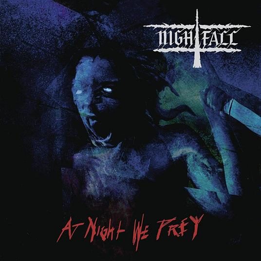 At Night We Prey (Blue Coloured Vinyl) - Vinile LP di Nightfall