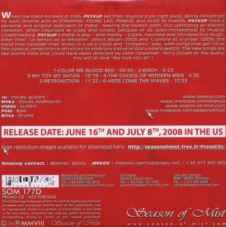 Crazy Metal - CD Audio di Psykup - 2