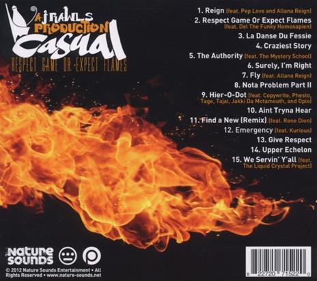 Casual-Respect Game Cd - CD Audio di Casual - 2