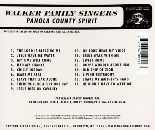 Panola County Spirit - CD Audio di Walker Family Singers - 2