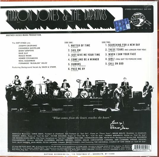 Soul of a Woman - Vinile LP di Sharon Jones & the Dap-Kings - 2