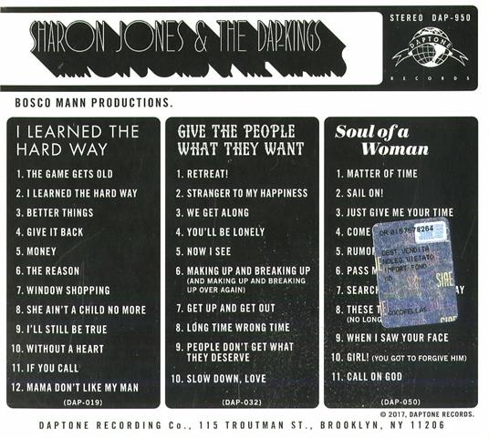 Soul of a Woman (Box Set Limited Edition) - CD Audio di Sharon Jones & the Dap-Kings - 2