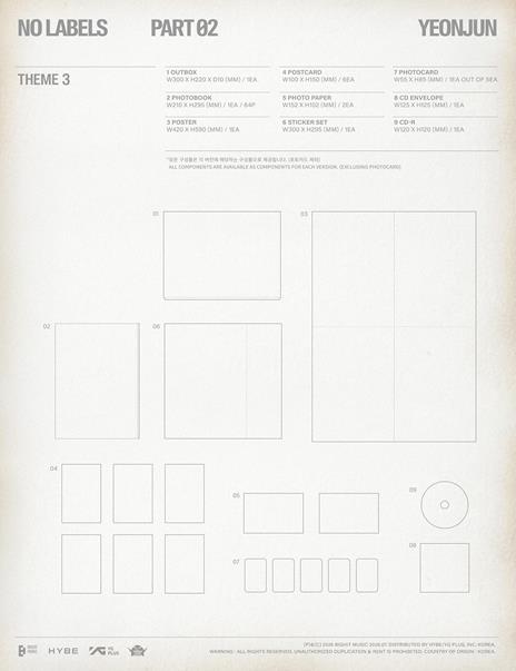 No Labels. Part 02 (Theme 3) - CD Audio di Yeonjun - 2