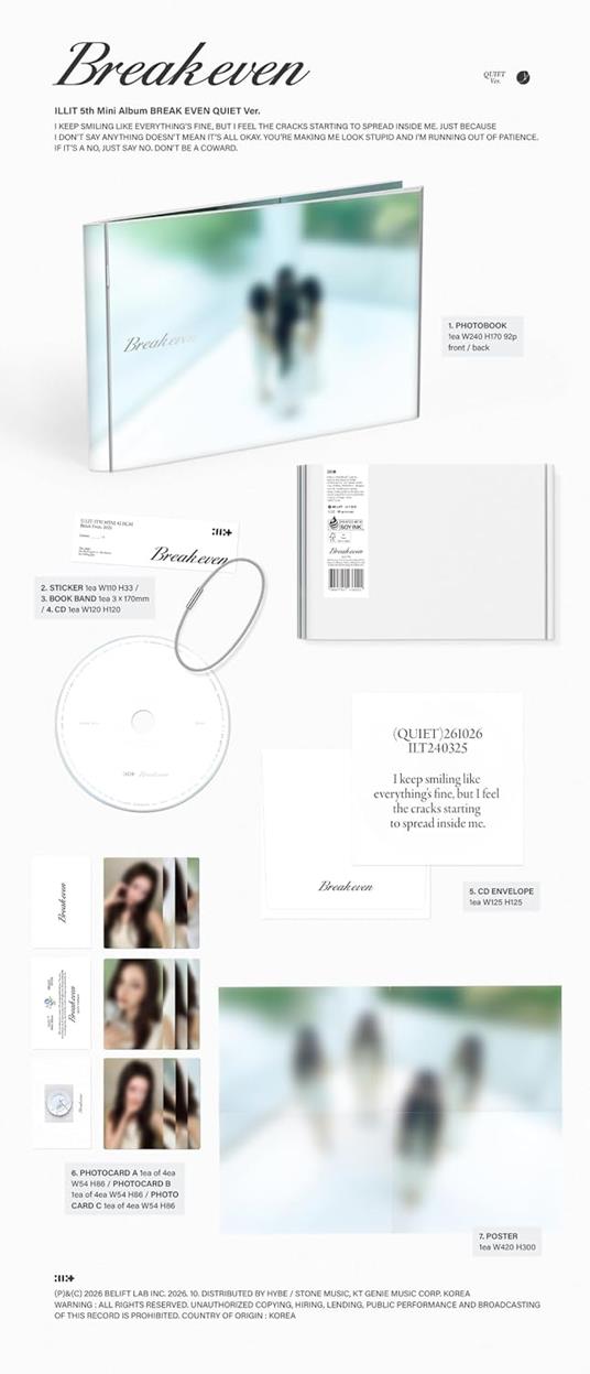Break Even (Quiet) - CD Audio di Illit - 2