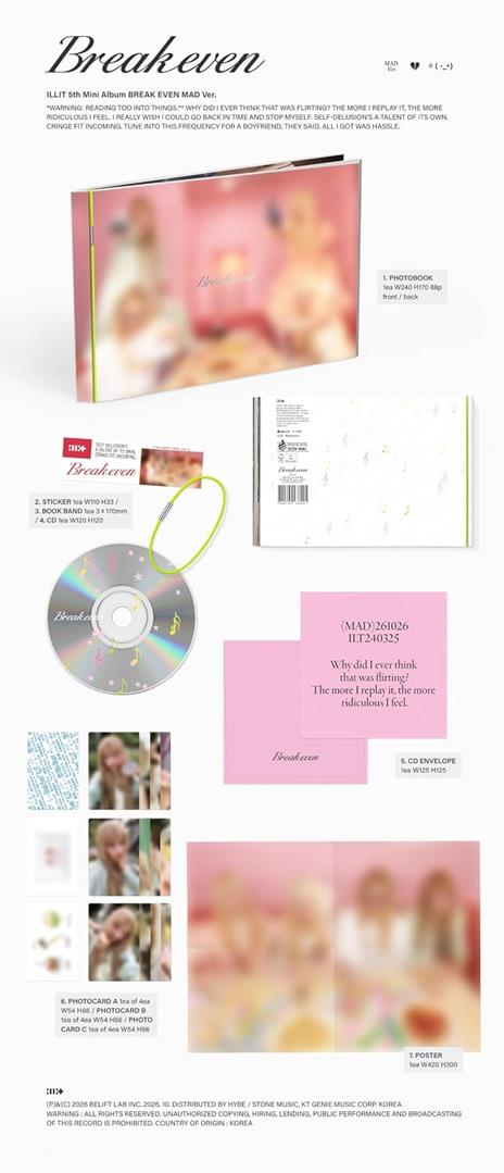 Break Even (Mad) - CD Audio di Illit - 2