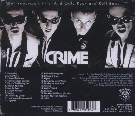 San Franciscos Doomed - CD Audio di Crime - 2