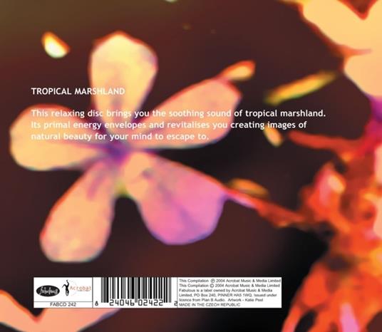 Instrumental Sounds Of Nature. Tropical Marshland - CD Audio - 2