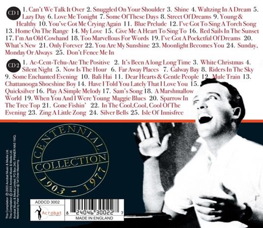 The Centennial Collection - CD Audio di Bing Crosby - 2