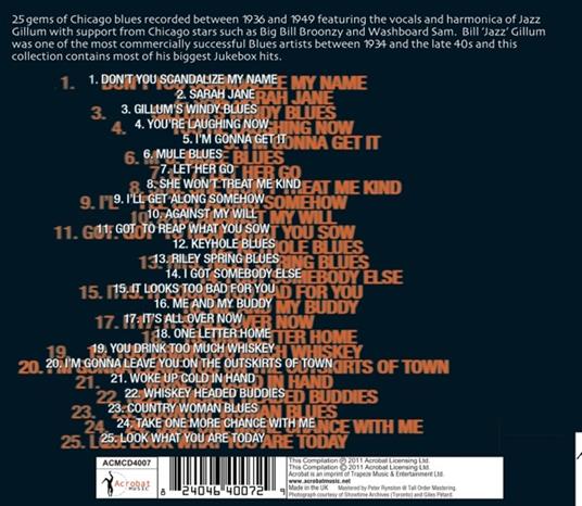 Take One More Chance With Me - CD Audio di Jazz Gillum - 2