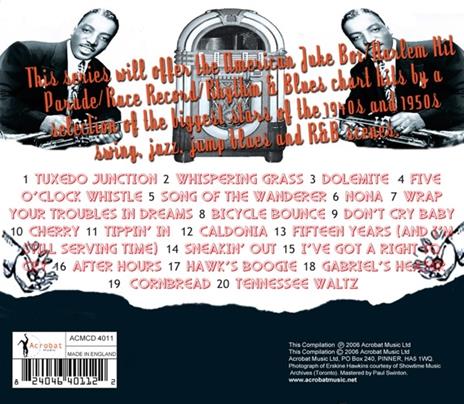 Jukebox Hits 1940-1950 - CD Audio di Erskine Hawkins - 2