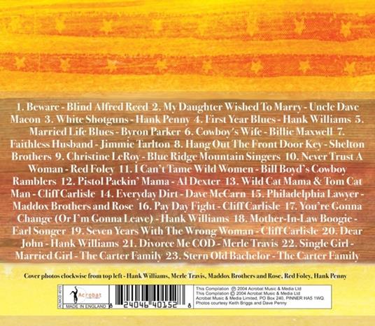 Hillbilly Honeymoon - CD Audio - 2