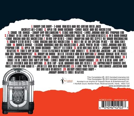 R&b Jukebox Hits 1947 vol.1 - CD Audio - 2