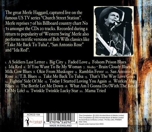 Workin' Man Blues - CD Audio di Merle Haggard - 2