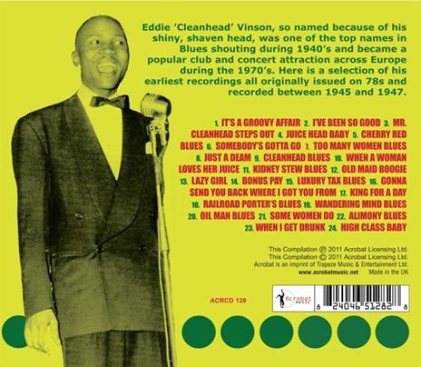 Cleanhead Blues - CD Audio di Eddie Cleanhead Vinson - 2