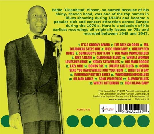 Cleanhead Blues - CD Audio di Eddie Cleanhead Vinson - 2