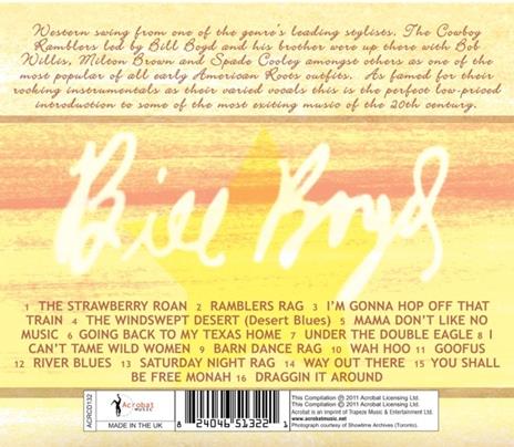 Cowboy Ramblers - CD Audio di Bill Boyd - 2