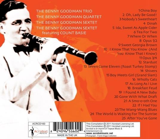 Small Band Recordings 1936-1944 - CD Audio di Benny Goodman - 2